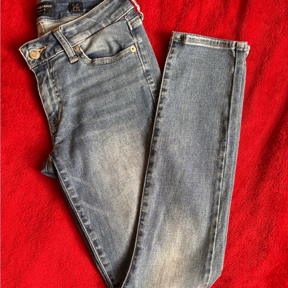 Lucky brand skinny low rise jeans